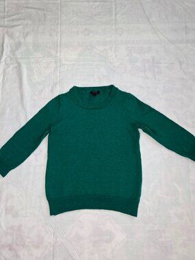 J. crew merino wool sweater green women size S Check the measurements in the pho